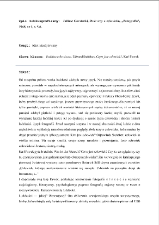 Dwie tezy o człowieku