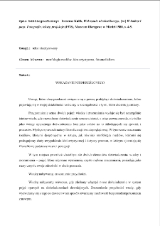 Wskazanie nieokreślonego, [w:] W kadrze i poza. Fotografia, teksty, projekcje