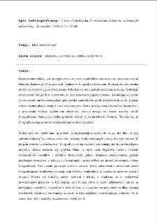 O nieistnieniu dogmat&oacute;w w fotografii artystyczne