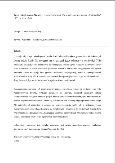 Na tropie wsp&oacute;łczesności