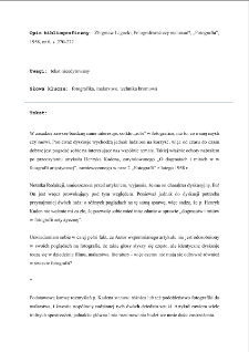 Fotografować czy malować?