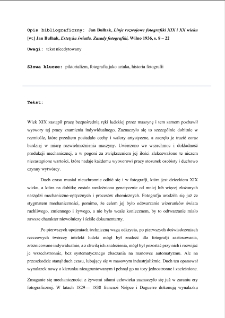 Linje rozwojowe fotografiki XIX i XX wieku