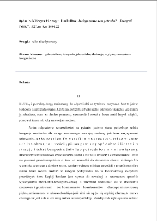 Jakiego pisma nam potrzeba?