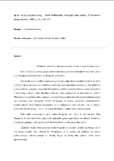 Fotografia jako sztuka