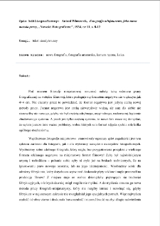 Fotografja minjaturowa, jako nowa metoda pracy