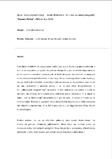 To i owo na temat fotografiki