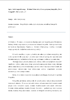 O nowy program fotografiki