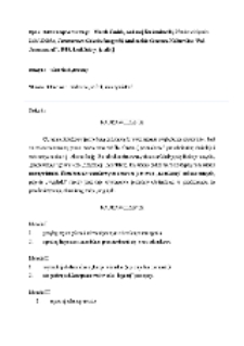 Nauka widzenia. Ł&oacute;dź Kaliska